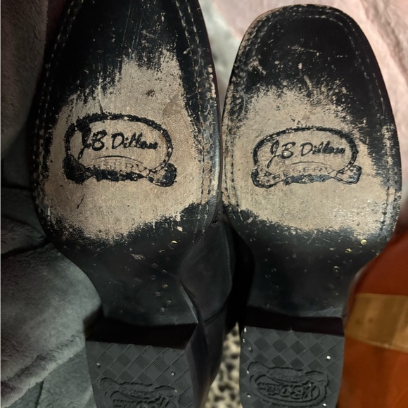 J.B. Dillon Black leather and sequined western weather and sequin western - Picture 10 of 10